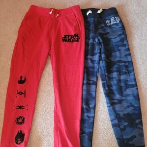 Boy Abercrombie and Gap joggers